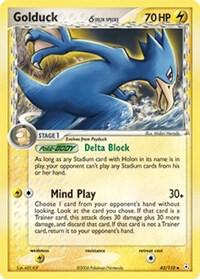 Golduck (Delta Species) Pokemon card from Holon Phantoms