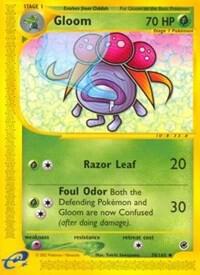 Gloom Pokemon card from Expedition