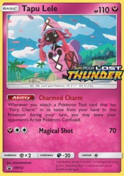 Tapu Lele (Holo) Pokemon card from SM Black Star Promos