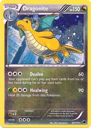 Dragonite Pokemon card from Blister Exclusives