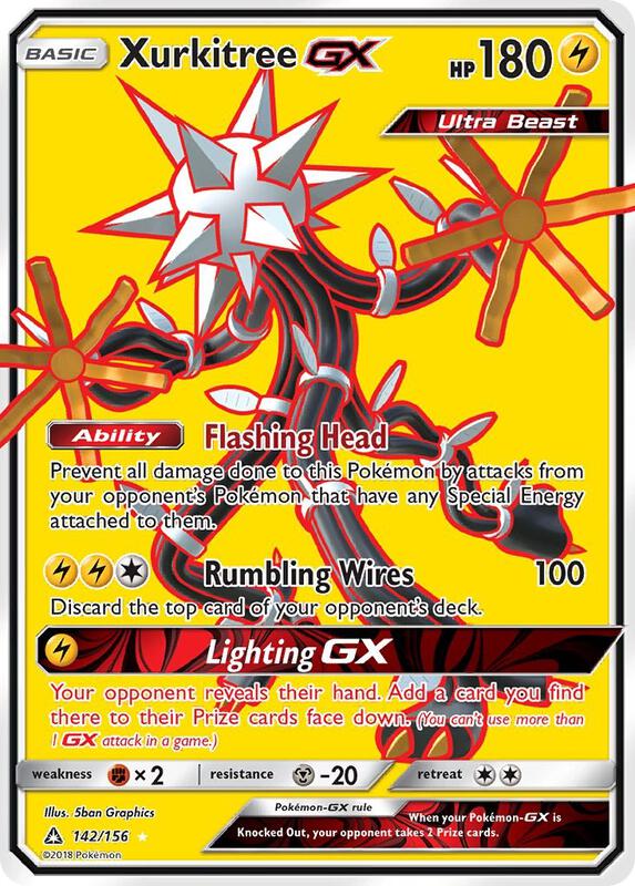 Xurkitree GX (Full Art) Pokemon card from SM - Ultra Prism