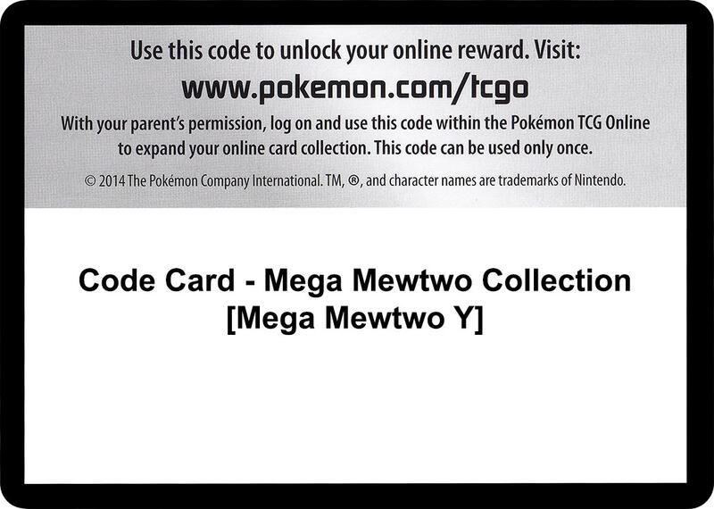 Code Card - Mega Mewtwo Collection [Mega Mewtwo Y]