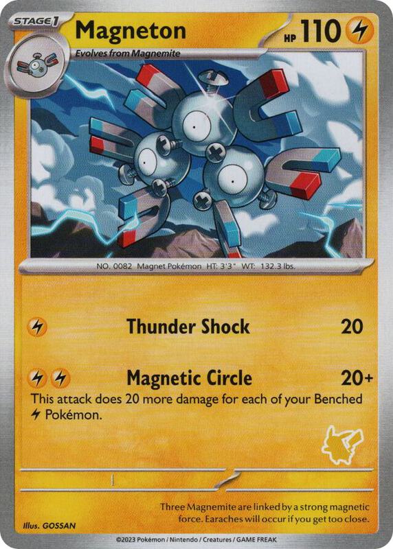 Magneton Pokemon card from My First Battle