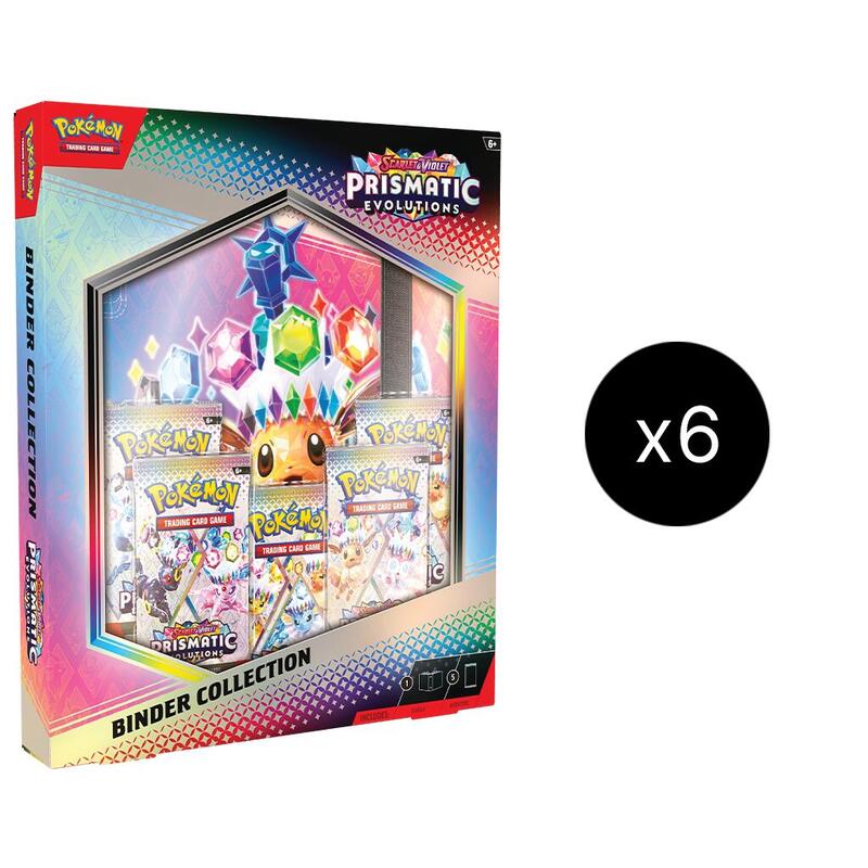 Prismatic Evolutions Binder Collection Case Pokemon card from SV: Prismatic Evolutions