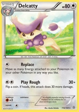 Delcatty Pokemon card from XY - Primal Clash