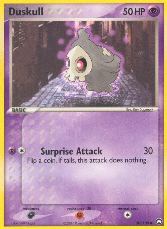 Duskull Pokemon card from Power Keepers