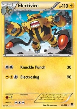 Electivire Pokemon card from BREAKpoint