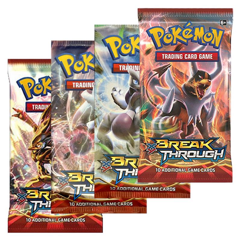BREAKthrough Booster Pack Art Bundle [Set of 4] Pokemon card from XY - BREAKthrough