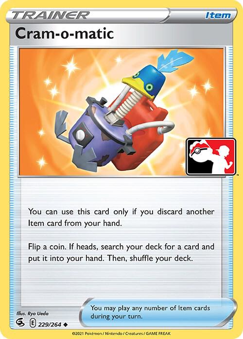 Cram-o-matic Pokemon card from Prize Pack Series Cards
