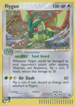 Flygon Pokemon card from EX Dragon
