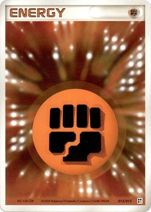 Basic Fighting Energy (Japanese) Pokemon card from Fighting Quick Construction Pack