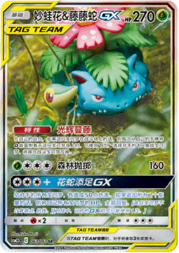 Venusaur & Snivy GX (CSM2.5C 063) Striking Competition