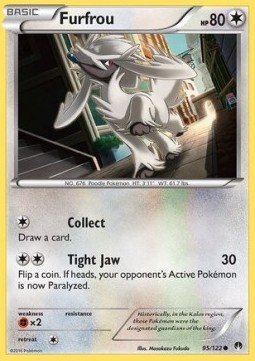 Furfrou Pokemon card from BREAKpoint