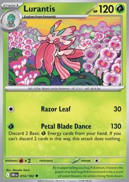 Lurantis Pokemon card from Destined Rivals