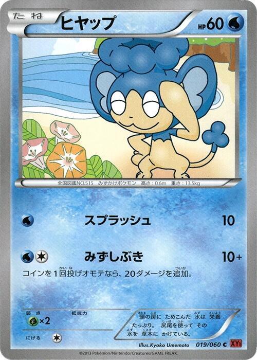 Panpour (Japanese) Pokemon card from XY-By: Collection Y