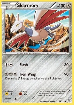 Skarmory Pokemon card from Phantom Forces