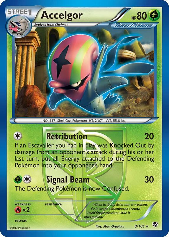 Accelgor (Team Plasma) Pokemon card from Plasma Blast