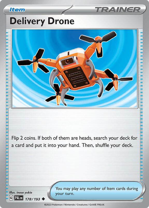 Delivery Drone Pokemon card from SV02: Paldea Evolved