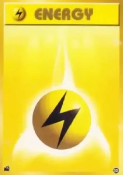 Lightning Energy Pokemon card from Intro Pack (Bulbasaur)