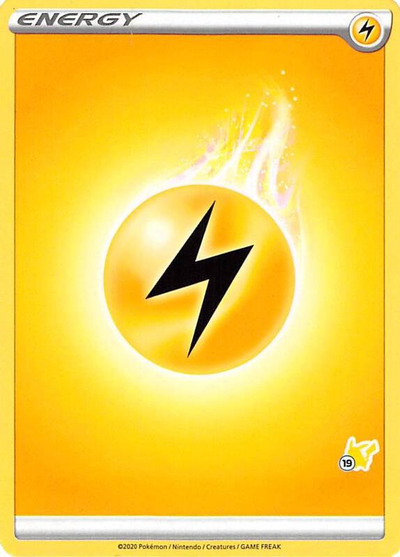 Lightning Energy (#19 Pikachu Stamped) Pokemon card from Battle Academy 2022