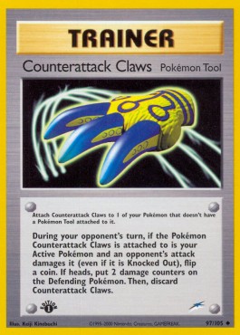 Counterattack Claws Pokemon card from Neo Destiny