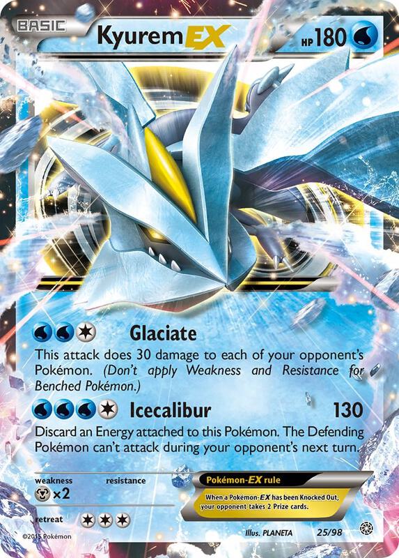 Kyurem EX Pokemon card from XY - Ancient Origins