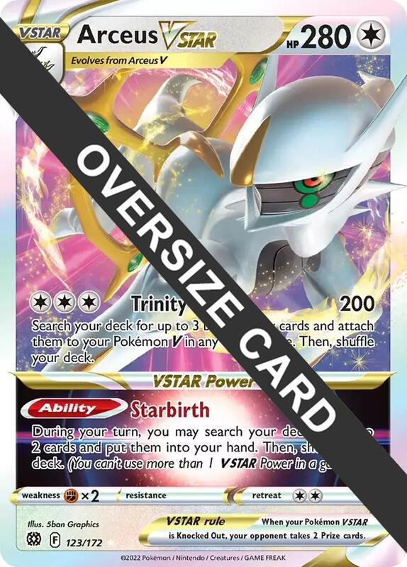 Arceus VSTAR Pokemon card from Jumbo Cards