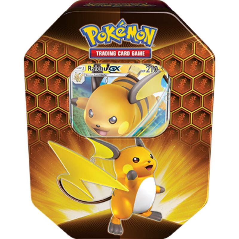 Hidden Fates Tin [Raichu GX] Pokemon card from Hidden Fates