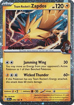 Team Rocket's Zapdos