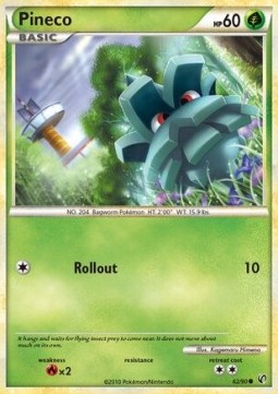 Pineco Pokemon card from Undaunted