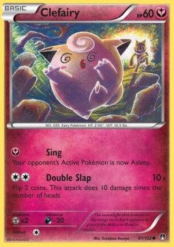 Clefairy Pokemon card from BREAKpoint