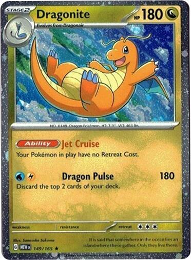 Dragonite 149/165 (Cosmos Holo)