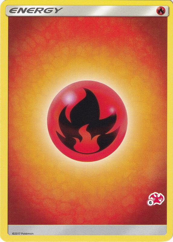 Fire Energy (#6 Charizard Stamped) Pokemon card from Battle Academy
