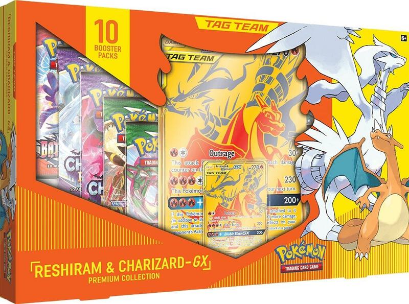 Reshiram & Charizard GX Premium Collection Pokemon card from Miscellaneous Cards & Products