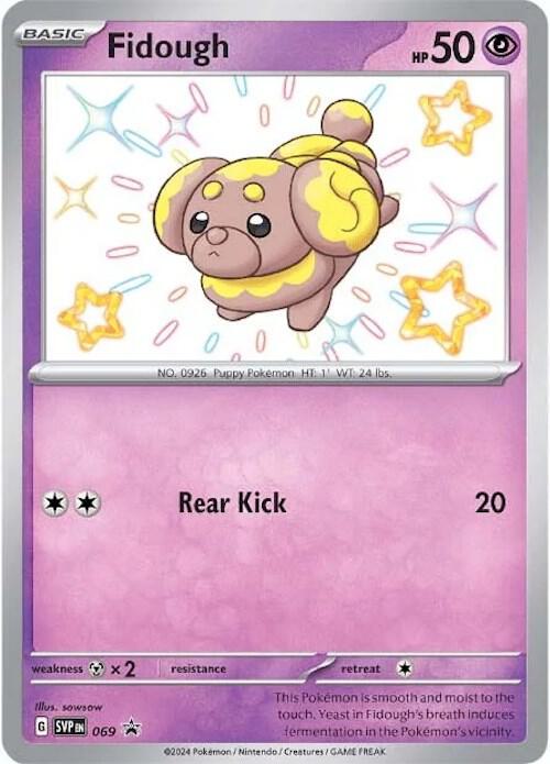 Fidough - 069 Pokemon card from SV: Scarlet & Violet Promo Cards