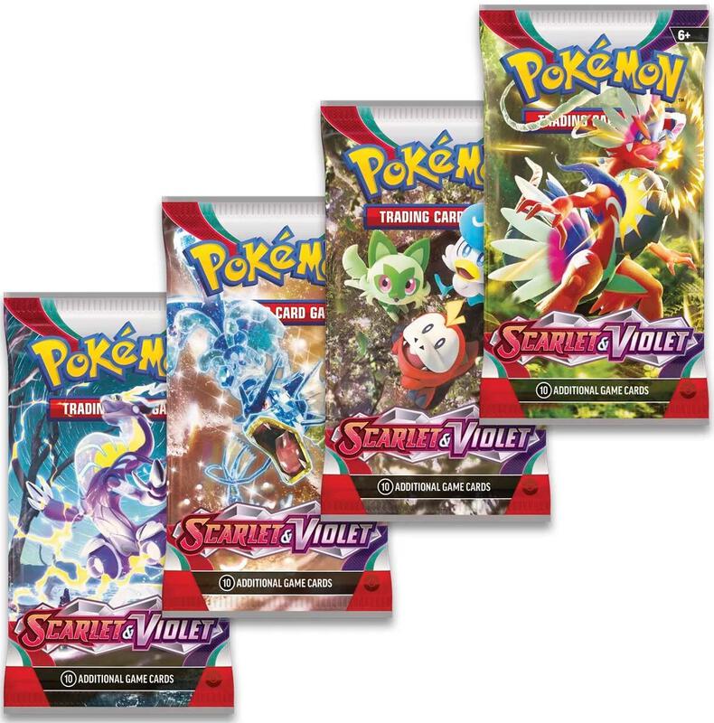 Scarlet & Violet Booster Pack Art Bundle [Set of 4] Pokemon card from SV01: Scarlet & Violet Base Set