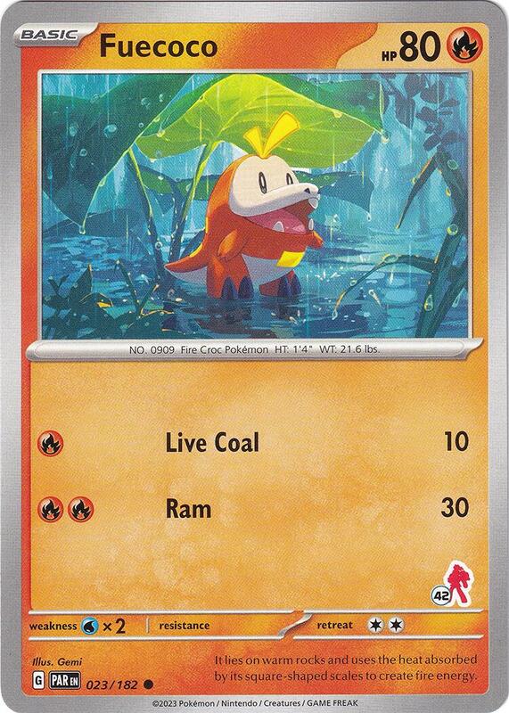 Fuecoco - Armarouge 42 Pokemon card from Battle Academy 2024