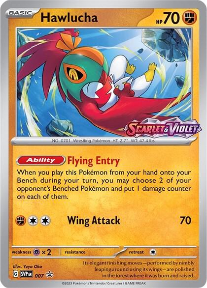 Hawlucha - 007 (Prerelease) Pokemon card from SV: