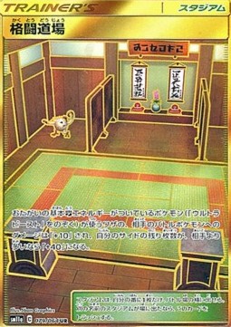 Martial Arts Dojo Pokemon card from Remix Bout