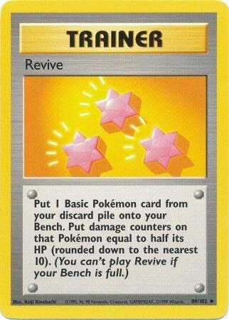Revive Pokemon card from Base Set