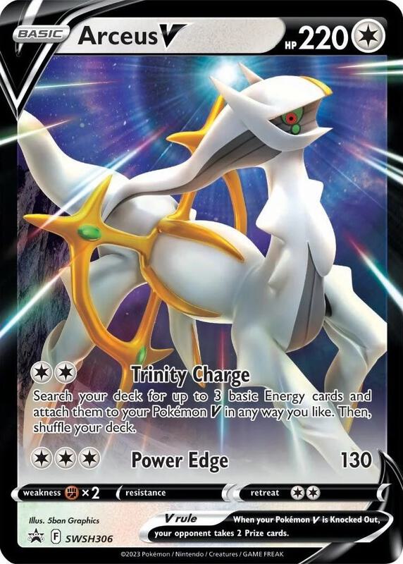 Arceus V - SWSH306 Pokemon card from SWSH: Sword & Shield Promo Cards