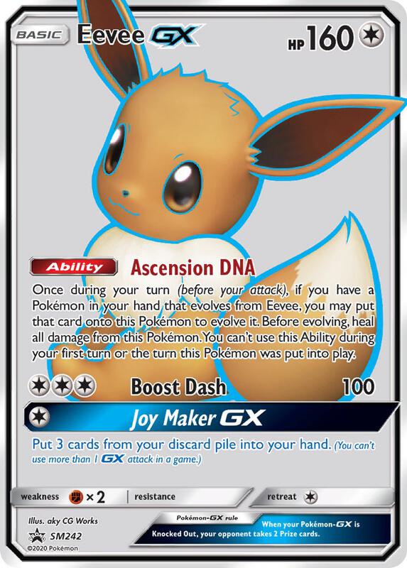 Eevee GX - SM242 Pokemon card from SM Promos