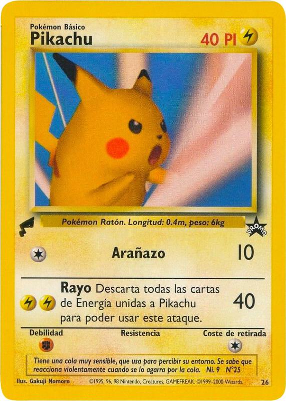 Pikachu (Snap) Pokemon card from Pikachu World Collection Promos