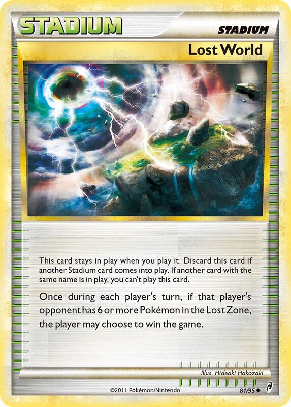 Lost World Pokemon card from Call of Legends