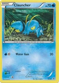 Clauncher Pokemon card from Kalos Starter Set