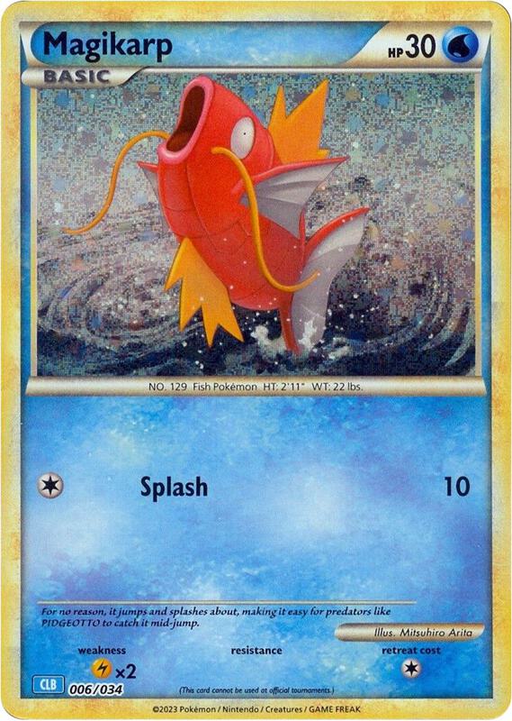 Magikarp Pokemon card from Trading Card Game Classic