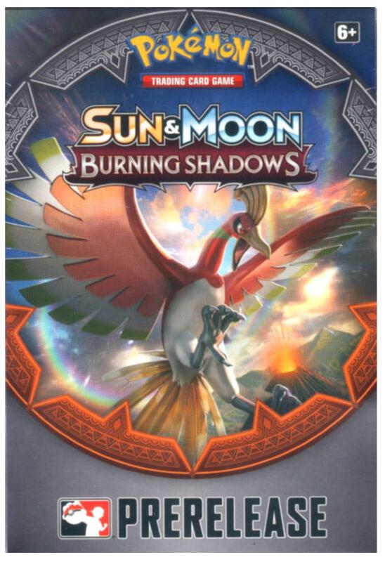 Burning Shadows Prerelease Kit Pokemon card from SM - Burning Shadows