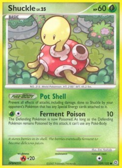 Shuckle Lv.25 (Holo) Pokemon card from Secret Wonders