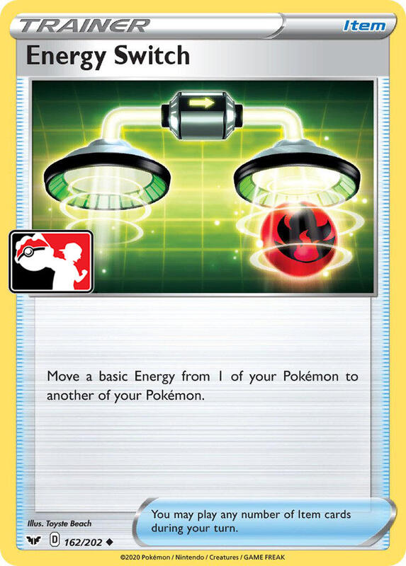 Energy Switch Pokemon card from Prize Pack Series Cards