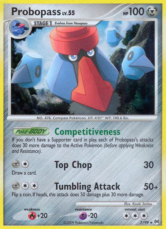 Probopass Pokemon card from Arceus